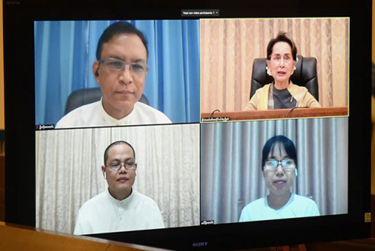 State Counsellor Discusses Schools Reopening with Stakeholders in Education Sector amid COVID-19